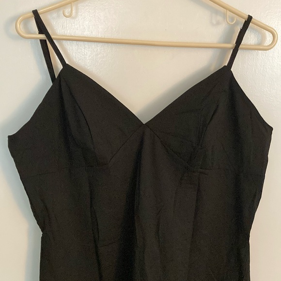 SPRIME Sleeveless V Neck, Side Slit, Black Dress, Size XXL - Picture 3 of 7